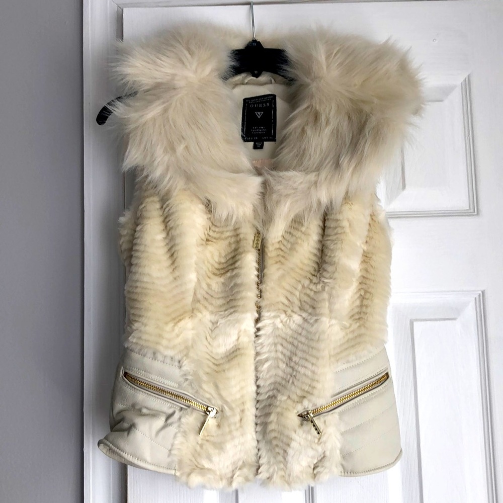 Guess Faux Fur Vest